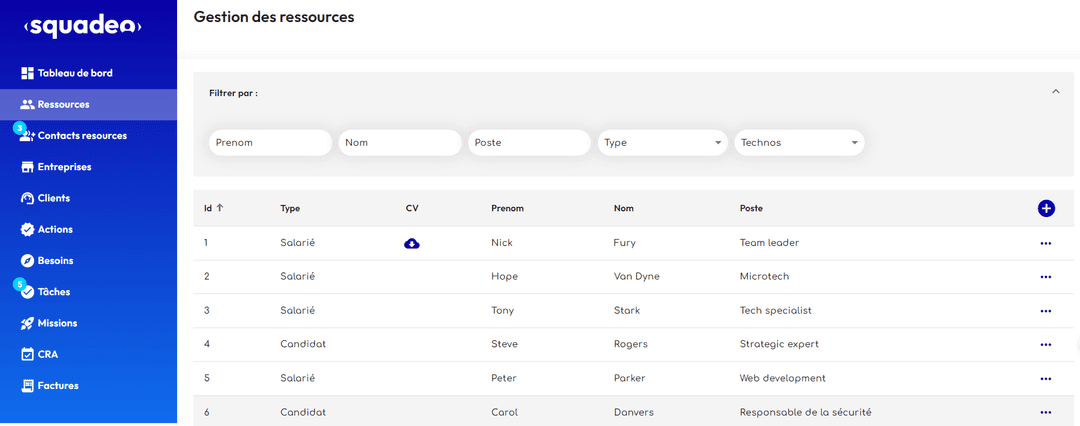 Squadeo capture d'écran